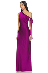 Viola One Shoulder Maxi Dress