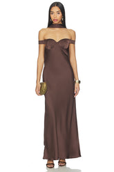 Raphaella Off Shoulder Maxi Dress