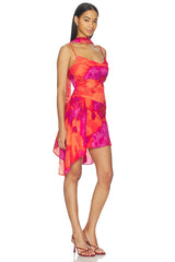 Alora Scoop Neck Mini Dress