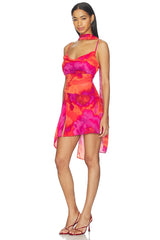 Alora Scoop Neck Mini Dress