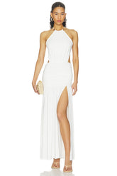 Imelda High Neck Maxi Dress