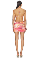 Isla High Neck Mini Dress