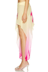 Juliana Flounce Midi Skirt