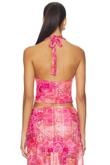 Emery Cowl Halter Top