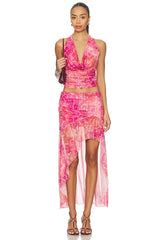 Emery Cowl Halter Top