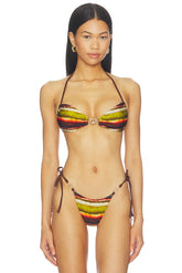 Palma Halter Ruched Bikini Top