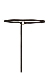 Suede Tie Belt