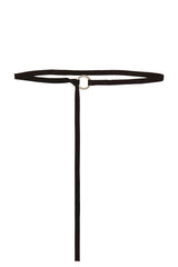 Suede Tie Belt