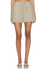 Easy Gingham Shorts