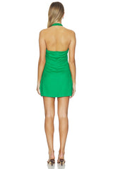 Martha Halter A-line Mini Dress