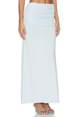 Malani Ruched Maxi Skirt