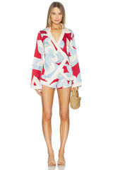 Amoree Long Sleeve Wrap Shirt