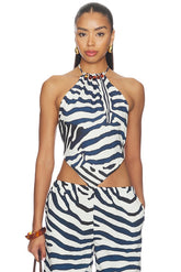 Sashia Handkerchief Halter Top
