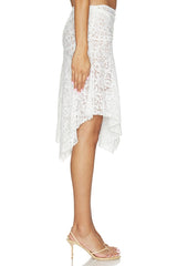 Lilu Lace Midi Skirt
