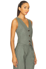 x REVOLVE Allegra Linen Vest