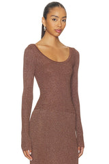 Rumer Long Sleeve Knit Top