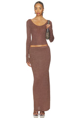 Rumer Long Sleeve Knit Top