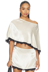 Zaley Poncho Top