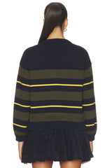 Mina Novelty Vneck Sweater