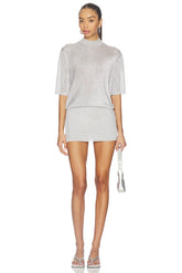 Rae Metallic Mini Dress