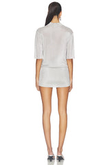 Rae Metallic Mini Dress