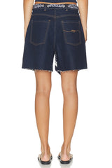 Sabrina Boyfriend Shorts With Scarf