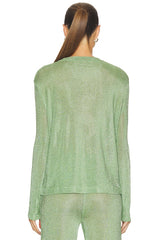 Hana Metallic Knit Top