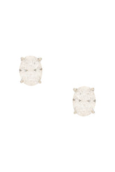 Oval Solitaire Stud