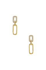 Justice Pave Earrings