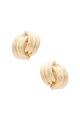 X Revolve Knot Earrings