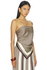 Tyler Silk Scarf Top