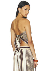 Tyler Silk Scarf Top