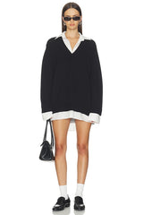 Lyle Collared Sweater Dress