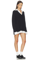 Lyle Collared Sweater Dress