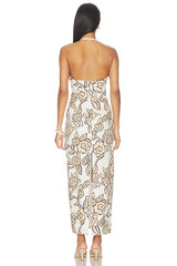 Elodie Halter Maxi Dress