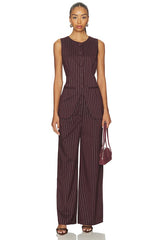 Sabine Pinstripe Vest