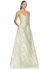 Andrea Brocade Gown