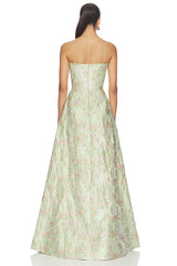 Andrea Brocade Gown