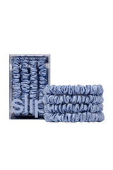 Pure Silk Skinny Scrunchies Set Of 4