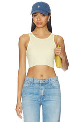 Cropped Rib Tank Top
