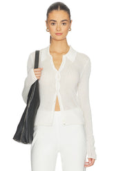Pyper Slim Button Up W/ Collar