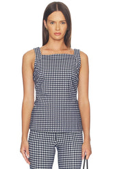Ponte High Neck Tank Top