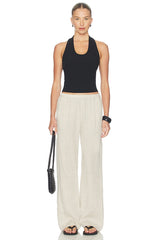 Ribbed Halter Top
