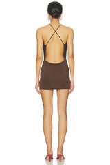 Kataleya Cowl Mini Dress