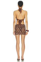Kimmie Crochet Mini Skirt Set