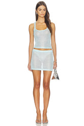 Ruthie Crochet Mini Skirt Set