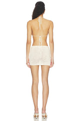 Solenne Crochet Mini Skirt Set