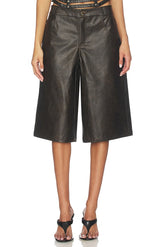 Vala Faux Leather Short
