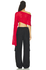 Miria Knit Cape Top