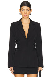 Jennifer Lace Up Blazer